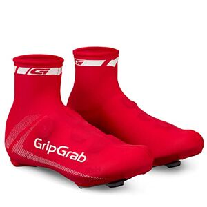 GripGrab RaceAero   Lightweight Summer Racing Bike Shoe Covers   Unisex Cycling Aero Overshoes / Gaiters for Time Trials and Cycling Races, red