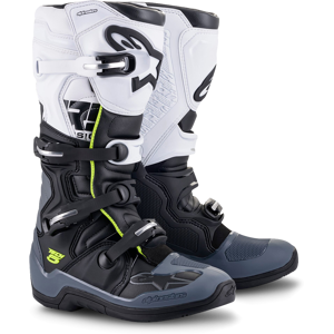 Crossisaappaat Alpinestars Tech 5 Musta-Harmaa-Valkoinen