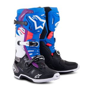 Crossisaappaat Alpinestars Tech 10 Supervented Musta-Sininen-Violetti