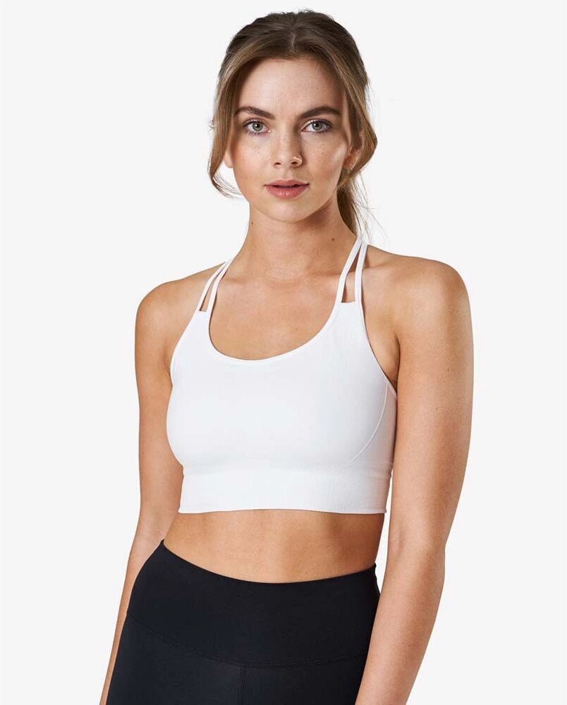 Icaniwill Define Seamless Sport Bra, White, S