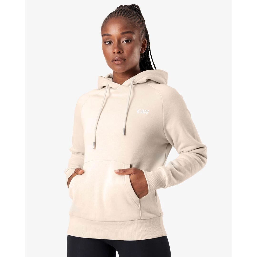 Icaniwill Essential Hoodie, Beige, Xs