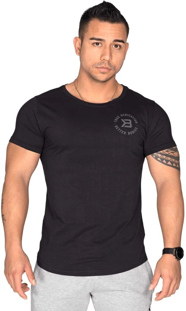 Better Bodies Wide Neck Tee, Black, S