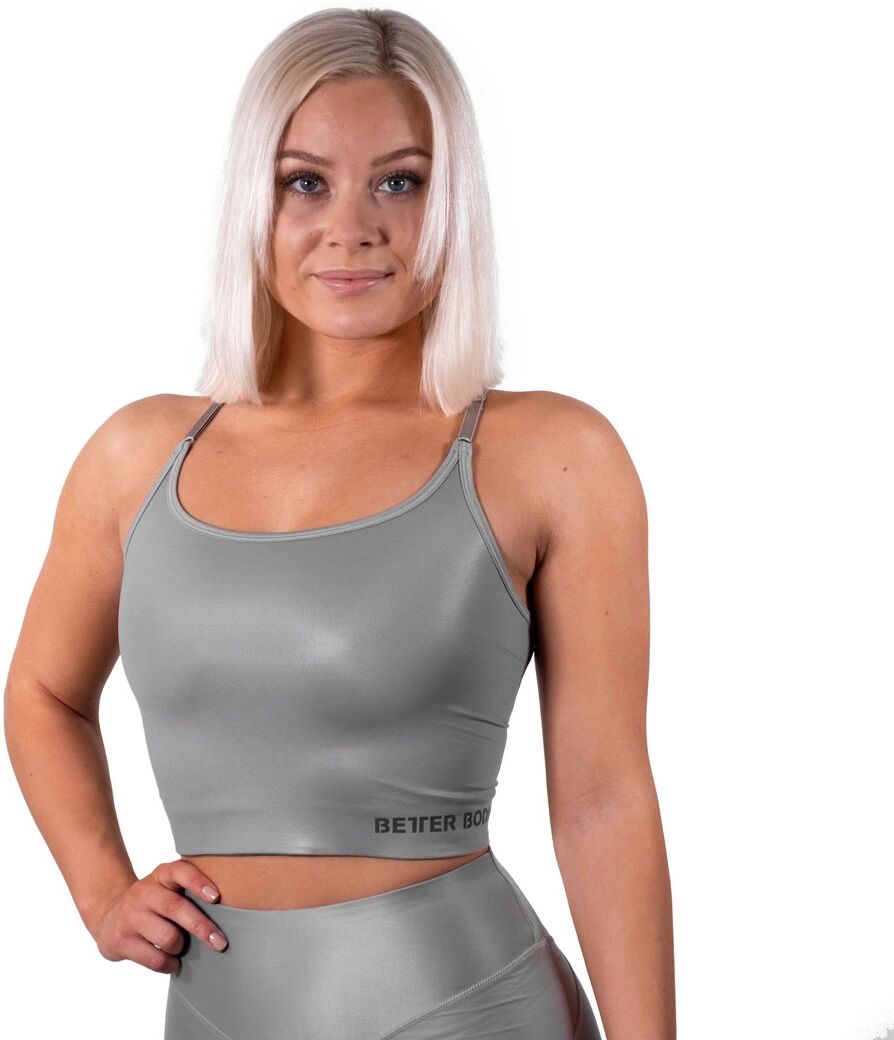 Better Bodies Vesey Strap Bra V2, Steel Grey