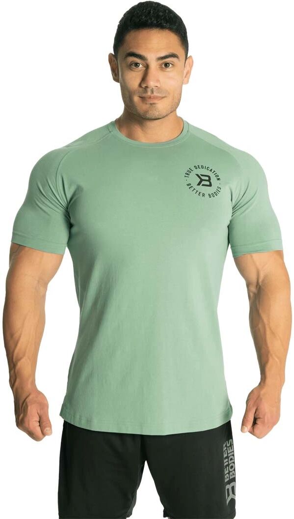 Better Bodies Gym Tapered Tee, Teal Green, Xxl