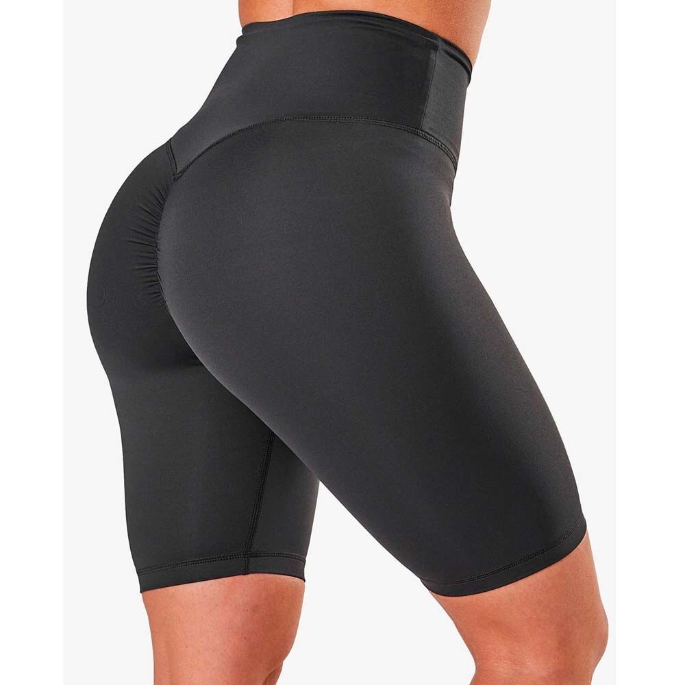 Icaniwill Scrunch V-shape Biker Shorts, Anthracite