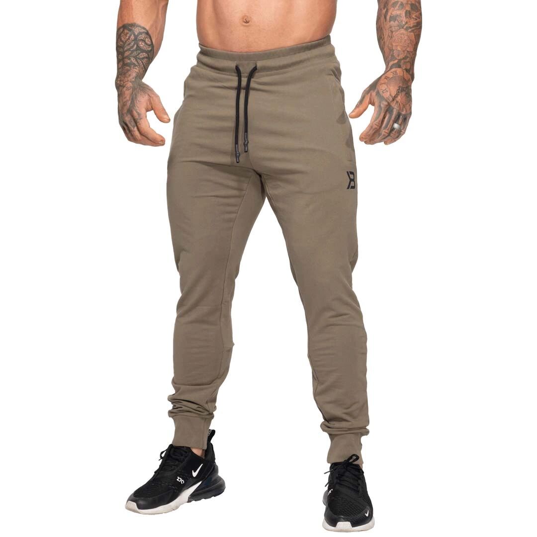 Better Bodies Tapered Joggers V2, Washed Green, L
