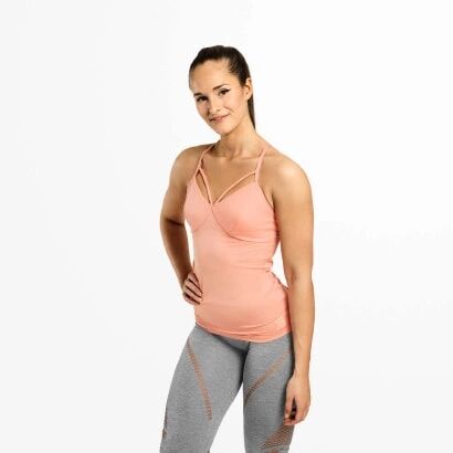 Better Bodies Waverly Strap Top Peach, Xs