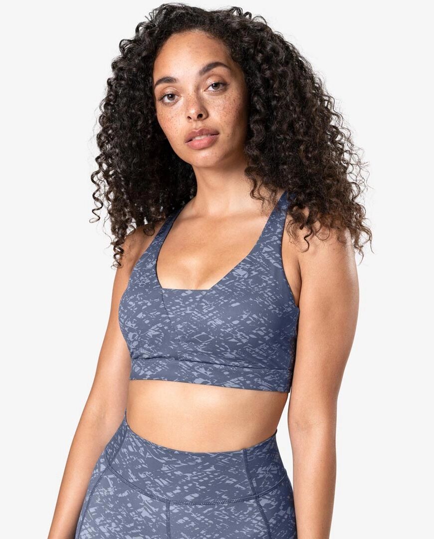 Icaniwill Let Go Sports Bra, Lt Grey, L