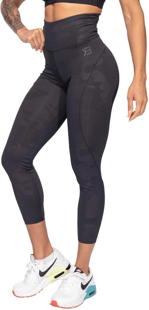 Better Bodies High Waist Leggings, Black Camo, L