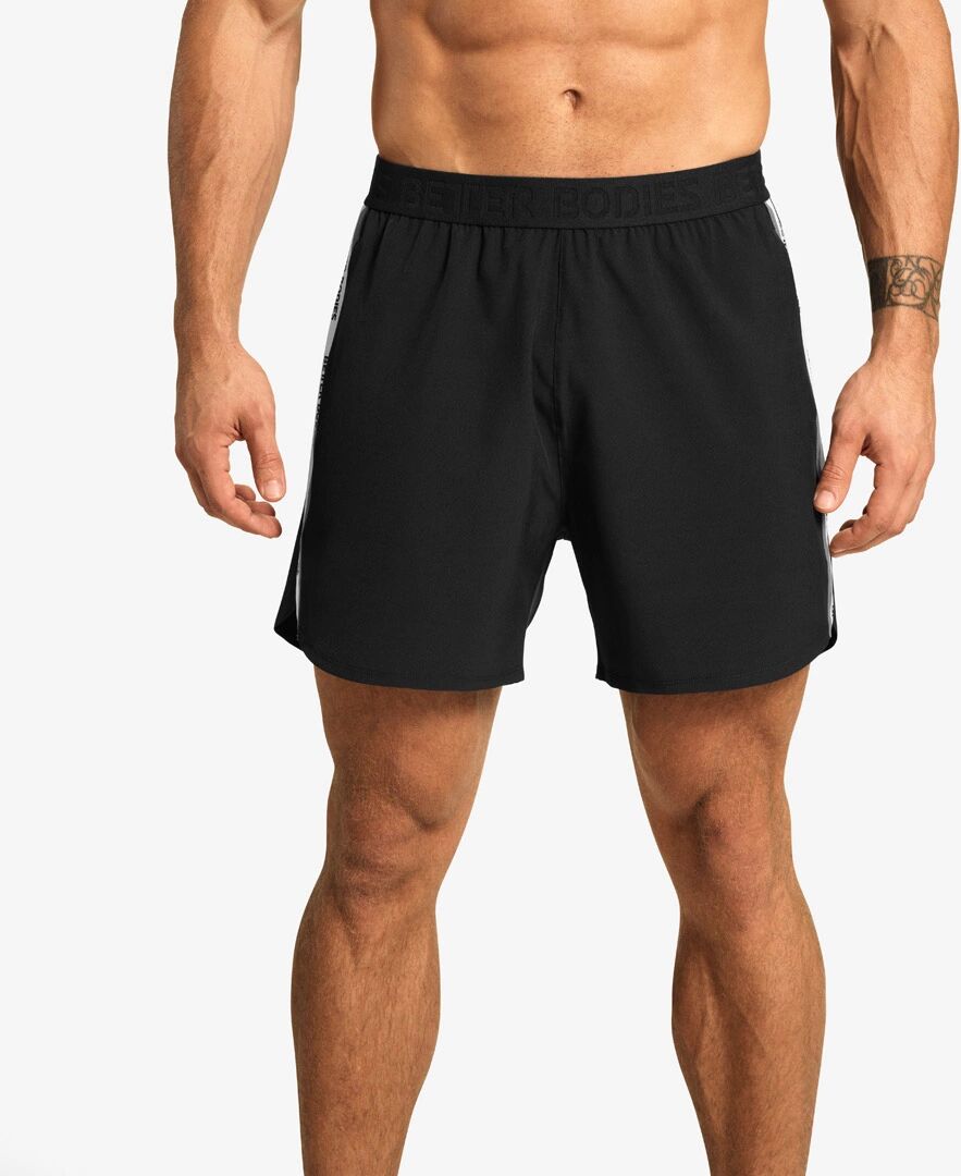 Better Bodies Essex Stripe Shorts, Black, S