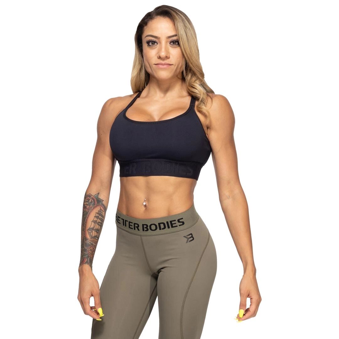 Better Bodies Gym Sports Bra, Black