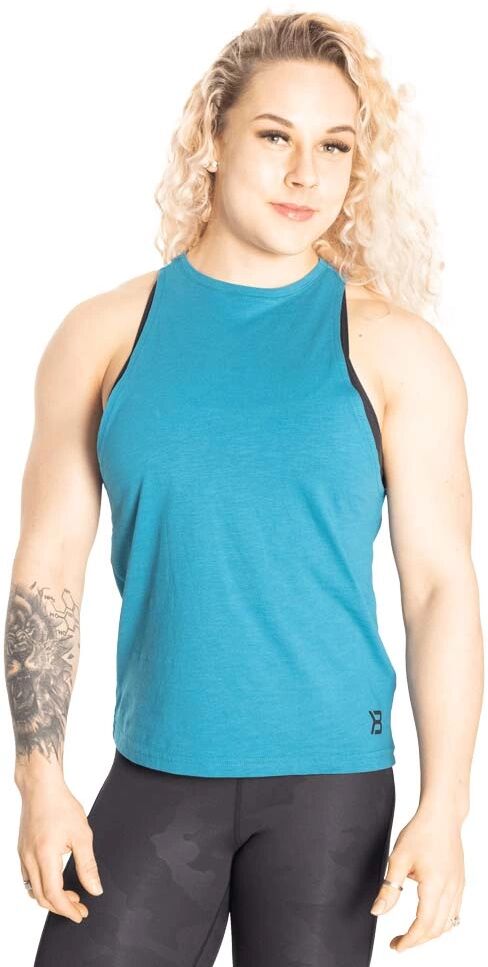 Better Bodies Fluid High Tank, Dark Turquoise, Xl