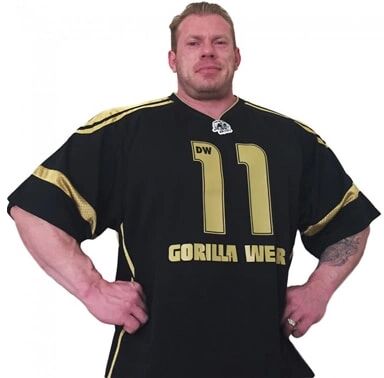 Gorilla Wear Gw Athlete Tee (dennis Wolf), M