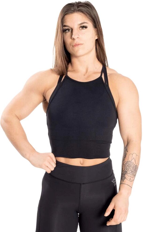 Better Bodies Performance Crop Halter, Black