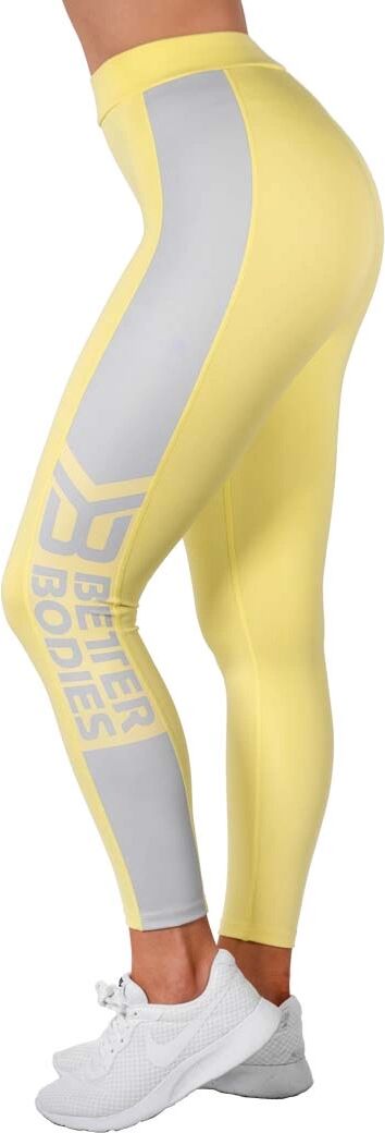 Better Bodies Chrystie High Tights, Lemon Yellow, S