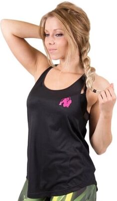 Gorilla Wear Santa Monica Tank Top Black Pink, M