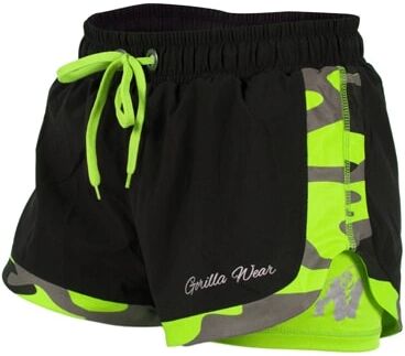 Gorilla Wear Denver Shorts Black/neon Lime, M