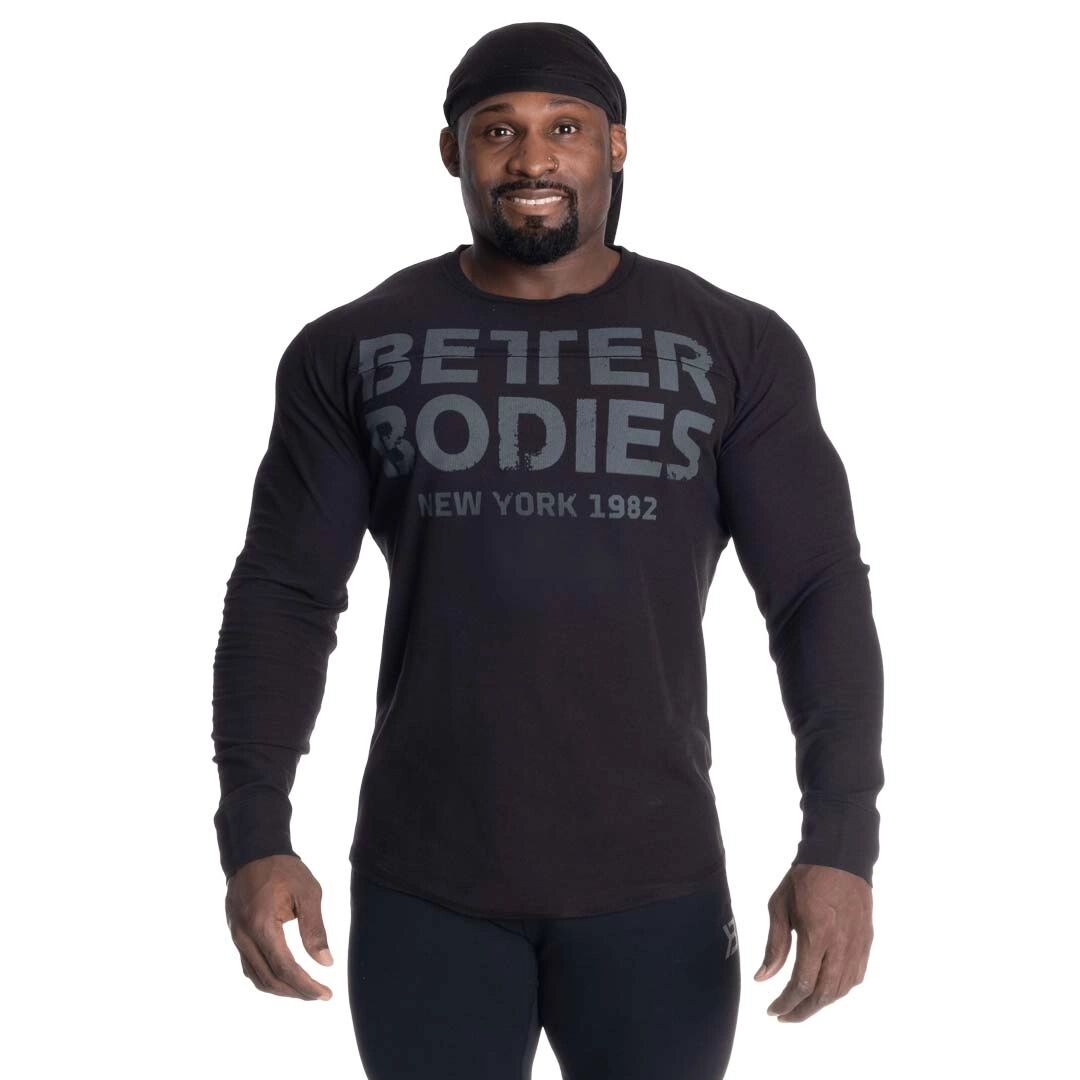 Better Bodies Yoke Thermal Ls, Black, Xxxl