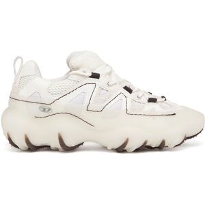 Diesel - S-Prototype P1 W - Sneakers basses avec superposition en caoutchouc - Baskets - Femme - Blanc 36,5 - Publicité