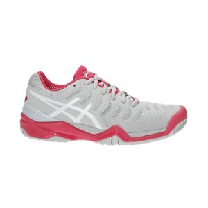 Asics Resolution 7 Glacier Grey/White/Rouge Red Size 37, 37