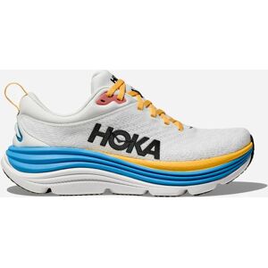 HOKA Gaviota 5 Chaussures pour Femme en Blanc De Blanc/Swim Day Taille 39 1/3   Route - Publicité