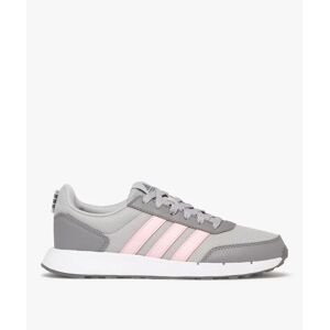 Baskets femme running a lacets style vintage Run50 - Adidas - 37 - gris - ADIDAS gris