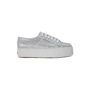 Superga Sneakers Lame Wedge Grey Blanc pour Femmes 39 - Publicité