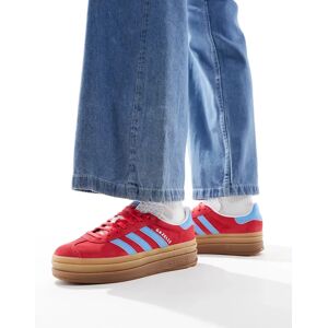 adidas Originals - Gazelle Bold - Baskets - Rouge et bleu-Rose Rose 40 2/3 female - Publicité