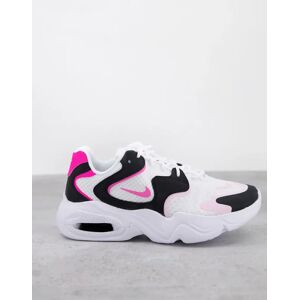 Nike - Air Max 2X - Baskets - Blanc et rose Blanc 38 female