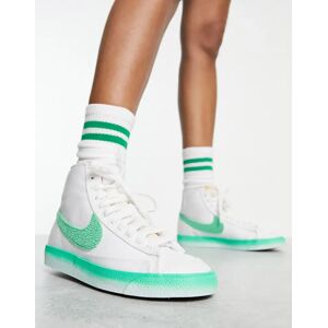 Nike - Blazer Ray of Hope - Baskets mi-hautes - Blanc et vert printanier Blanc 39 female