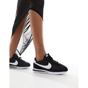 Nike - Cortez - Baskets unisexes en nylon - Noir et blanc Noir 48.5 female - Publicité