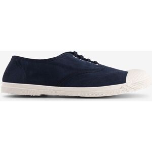 BENSIMON TENNIS LACETS FEMME En coton marine MARINE 36,37,38,39,40,41