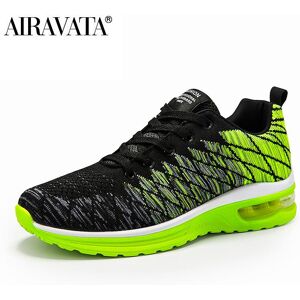 AIRAVATA Couple chaussures de course mode respirant en plein air hommes chaussures de sport baskets légères femmes chaussures d'athlétisme confortables - Publicité