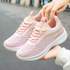 cpcoepax Baskets d extérieur antidérapantes pour femmes, chaussures de marche légères et décontractées à lacets, chaussures de course respirantes, de randonnée, d exercice athlétique, de tennis - Publicité