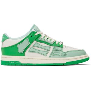 AMIRI Green & Off-White Skel-Top Sneakers - Green - Size: IT 41 - female - Publicité