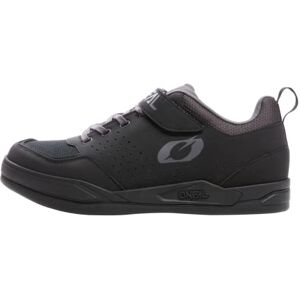 O'NEAL   Chaussures de vélo de Montagne   Downhill   Vegan   Semelle Compatible avec la Plaque de pédale SPD, PU Durable et léger, évents   Chaussure Flow SPD V.22   Adulte   Noir Gris   41 - Publicité