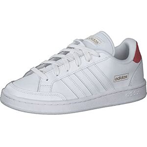 Adidas Femme Grand Court SE Basket, Cloud White/Cloud White/Scarlet, 39 1/3 EU - Publicité