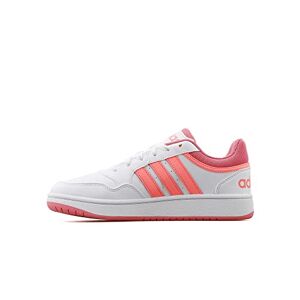 Adidas Mixte enfant Hoops 3.0 K Chaussures de Gymnastique, Ftwr White Rose Tone Acid Red, 40 EU - Publicité