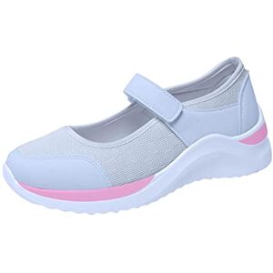 Allence 2023 Mode Marche Sport Chaussures pour Femmes Chaussures de Chaussures Plates Respirantes à Basket Confortable Sneakers de Sport tricotées à Fond Souple, en Maille Basket Femme Chaussure de Course - Publicité