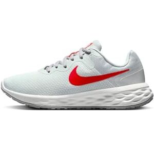 Nike Revolution 6 Womens Running Shoes - female - Platinum/Red - 6 - Publicité