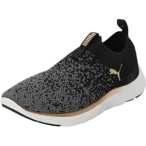 Women Softride Remi Slip-On Knit Wn'S Road Running Shoes, Puma Black-Puma Gold-Cool Dark Gray, 38 EU - Publicité