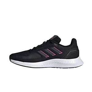 Adidas Femme Run Falcon 2.0 Chaussures de running entrainement, Noir Core Black Grey Screaming Pink, 40 2/3 EU - Publicité