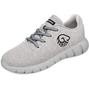 Giesswein Merino Runners Women Gris clair-031 39 Baskets Respirantes en Laine mérinos 3D Stretch, Chaussures légères pour Femmes avec Semelle Amovible - Publicité