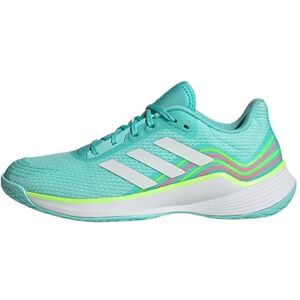 Adidas Femme Novaflight Volleyball Shoes Sneakers, Flash Aqua/FTWR White/Lucid Lemon, 40 EU - Publicité