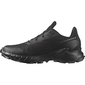 Salomon Alphacross 5 Gore-Tex Chaussures Imperméables de Trail Running pour Femme, Accroche puissante, Imperméable et anti-intempéries, Confort longue durée, Black, 41 1/3 - Publicité