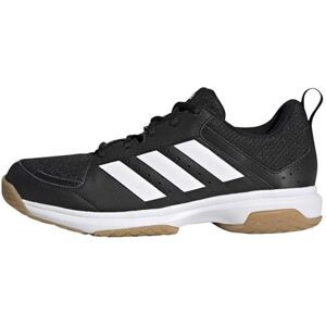 Adidas Femme Ligra 7 Indoor Shoes Chaussures De Handball, FTWR White/Core Black, Fraction_43_and_1_Third EU - Publicité