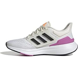 Adidas Femme Eq21 Run Chaussures Basses (Non-Football), Cloud White Core Black Pulse Lilac, 37 1/3 EU - Publicité