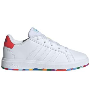 Adidas Chaussures Femme ID0733 Baskets Casual Sport Basse Gymnastique Blanc - Publicité