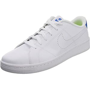 Nike Femme Court 2 Next Nature Sneaker, Blanc/Blanc Royal-Volt, 36.5 EU - Publicité