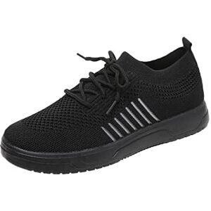 Susenstone Homme Femme Chaussures De Course Sport Running Mesh Respirantes Confortable Léger Basket Basse Pas Cher Chaussures A Lacets Casual Sneakers - Publicité